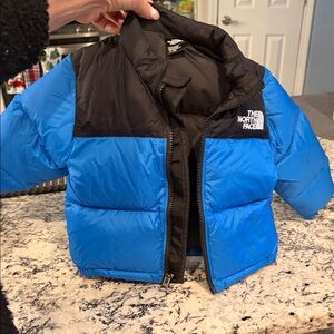 The North Face Black and Blue Kids' Jacket